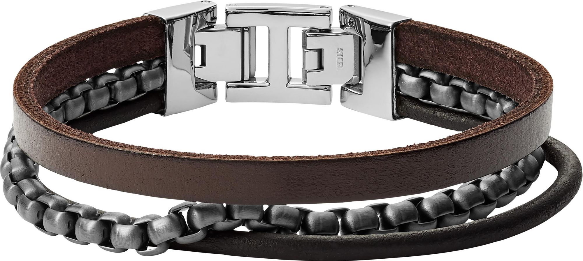 Fossil VINTAGE CASUAL JF03319998 Herrenarmband
