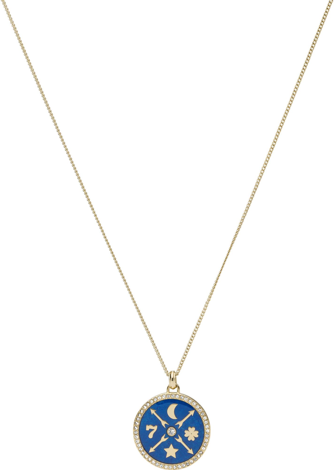 Fossil VINTAGE MOTIFS JF03567710 Cadena de cuello para mujeres