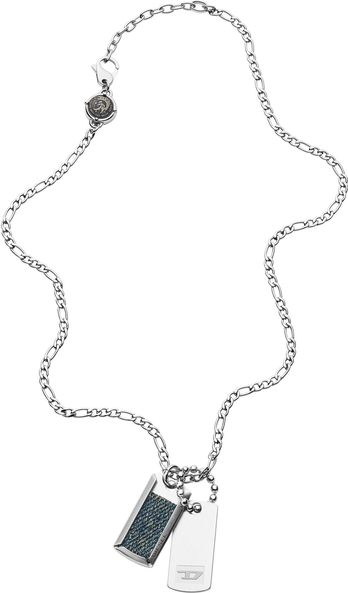 DIESEL DOUBLE DOGTAGS DX1246040 Halsketting DIESEL DOUBLE DOGTAGS DX1246040 Halsketting