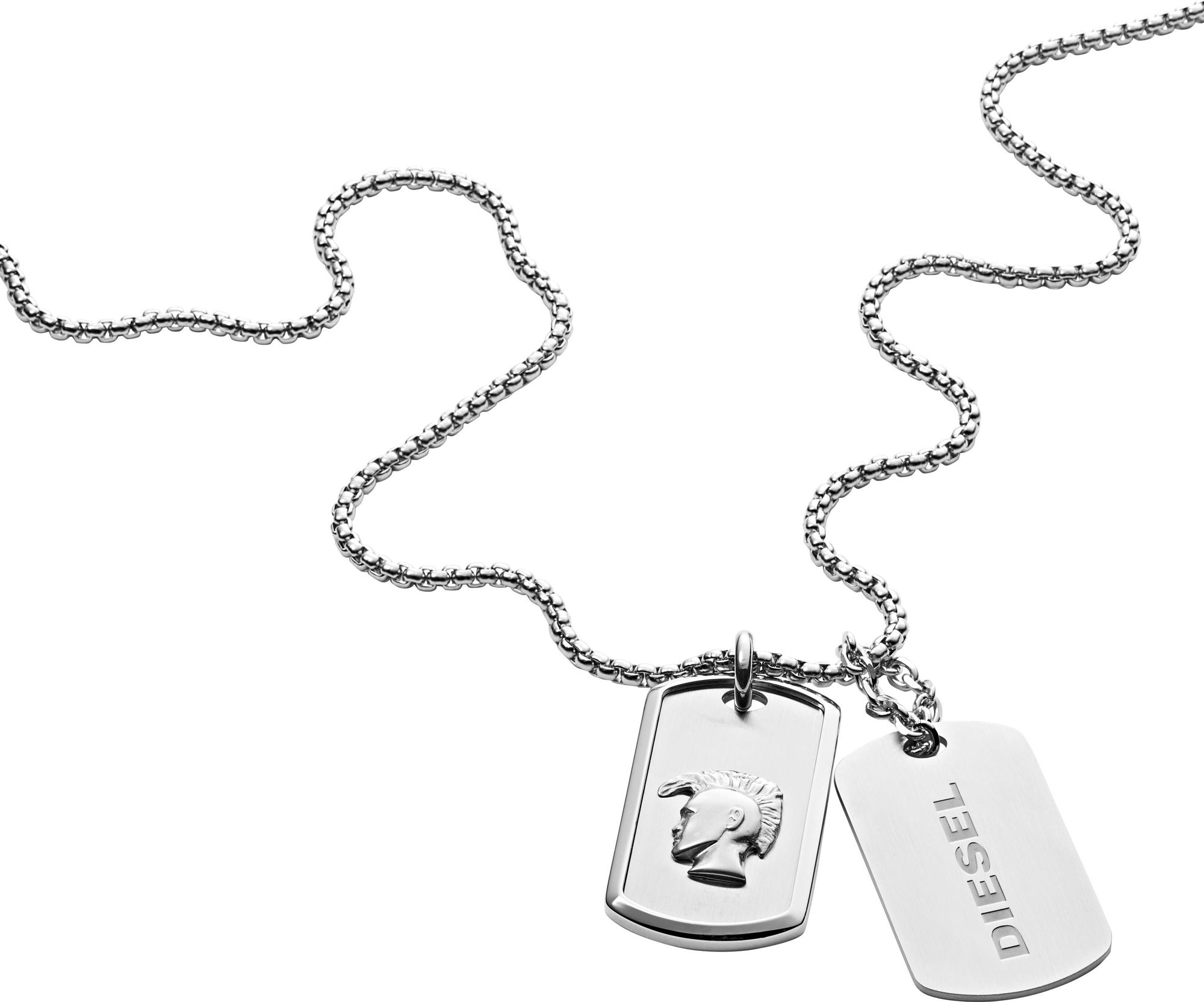DIESEL DOUBLE DOGTAGS DX1210040 Necklace