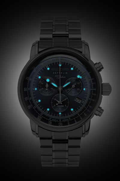 Zeppelin 100 Jahre Zeppelin 7680MB3 Reloj de Pulsera para hombres