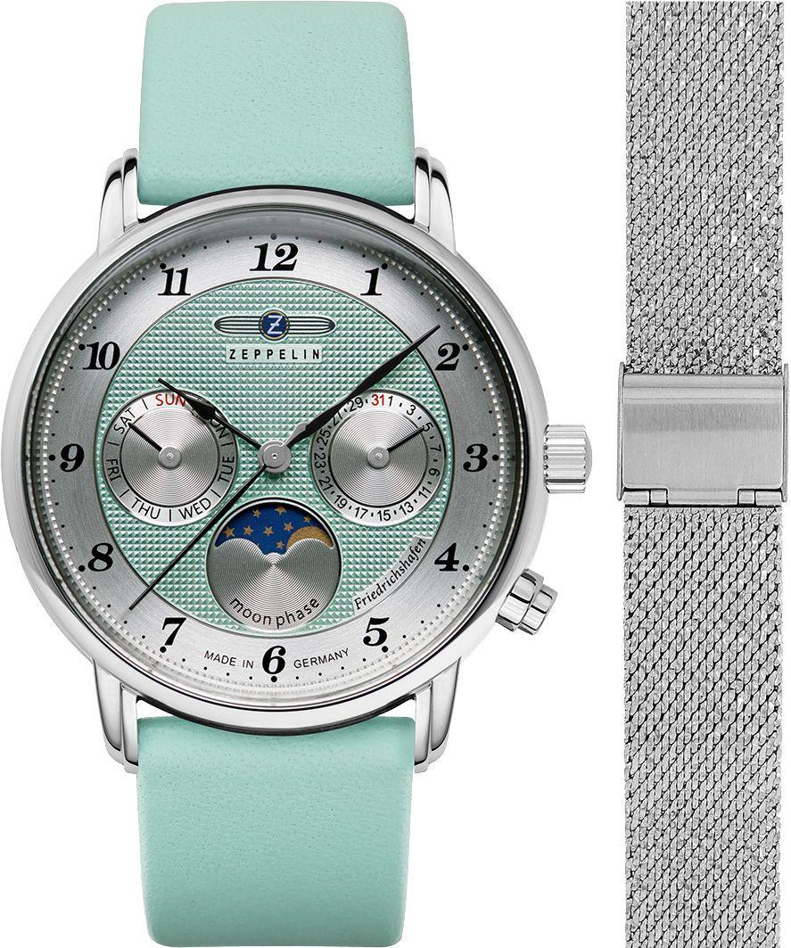 Zeppelin Friedrichshafen 85372_set Montre Bracelet pour femmes Avec bracelet complémentaire Zeppelin Friedrichshafen 85372_set Montre Bracelet pour femmes Avec bracelet complémentaire