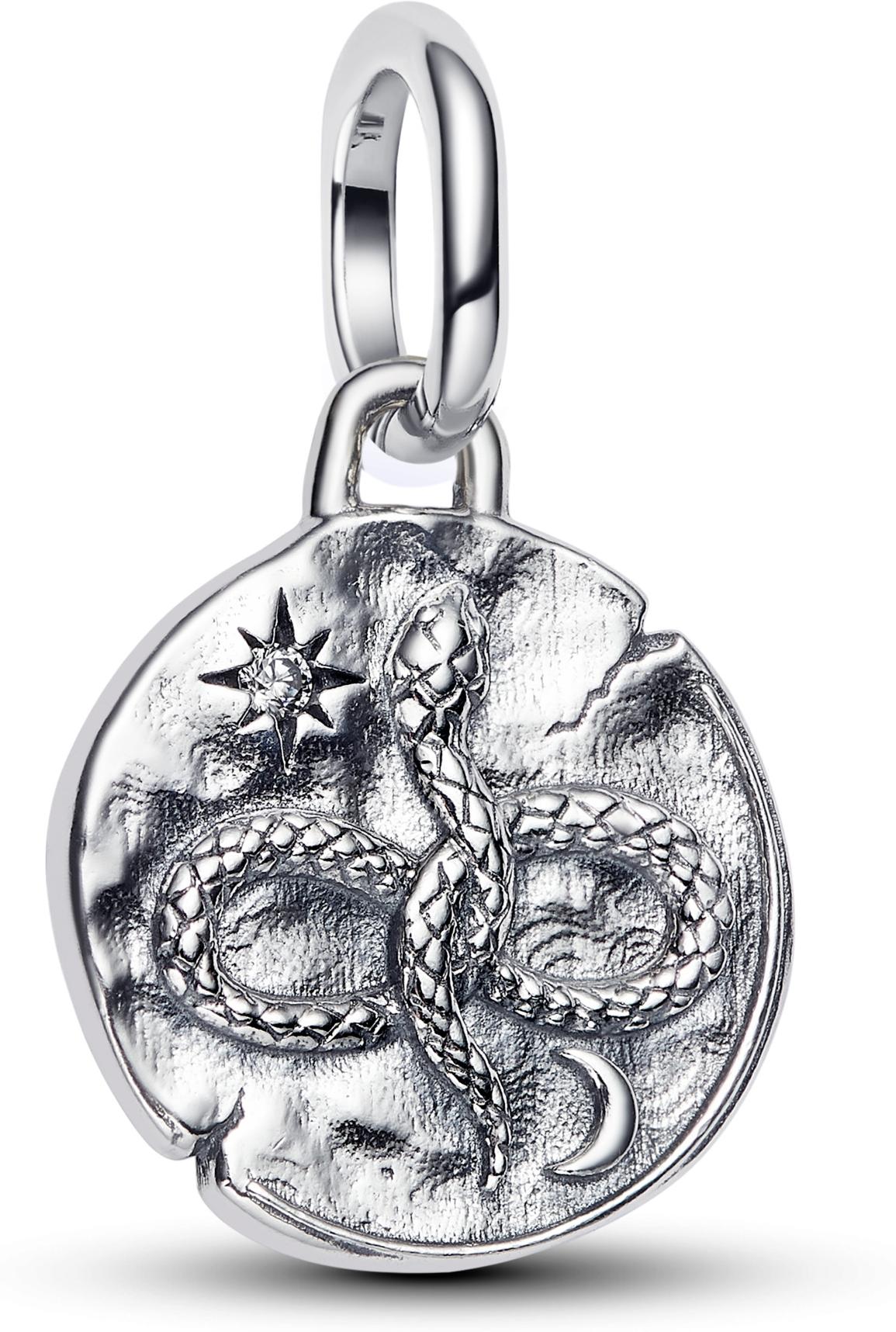 Pandora Schlange Unendlichkeitsmedaillon-Charm 793976C01 Charm-hanger