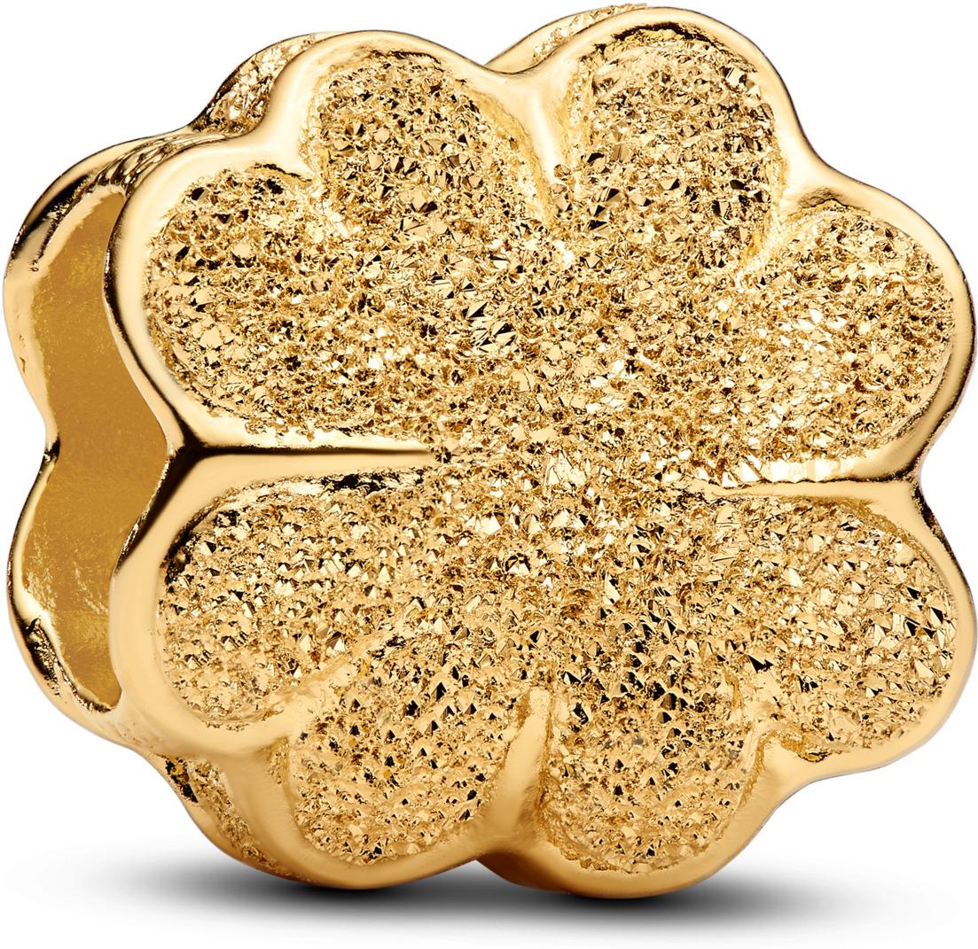 Pandora Strukturiertes Kleeblatt Mini-Charm 764047C00 Charm-hanger