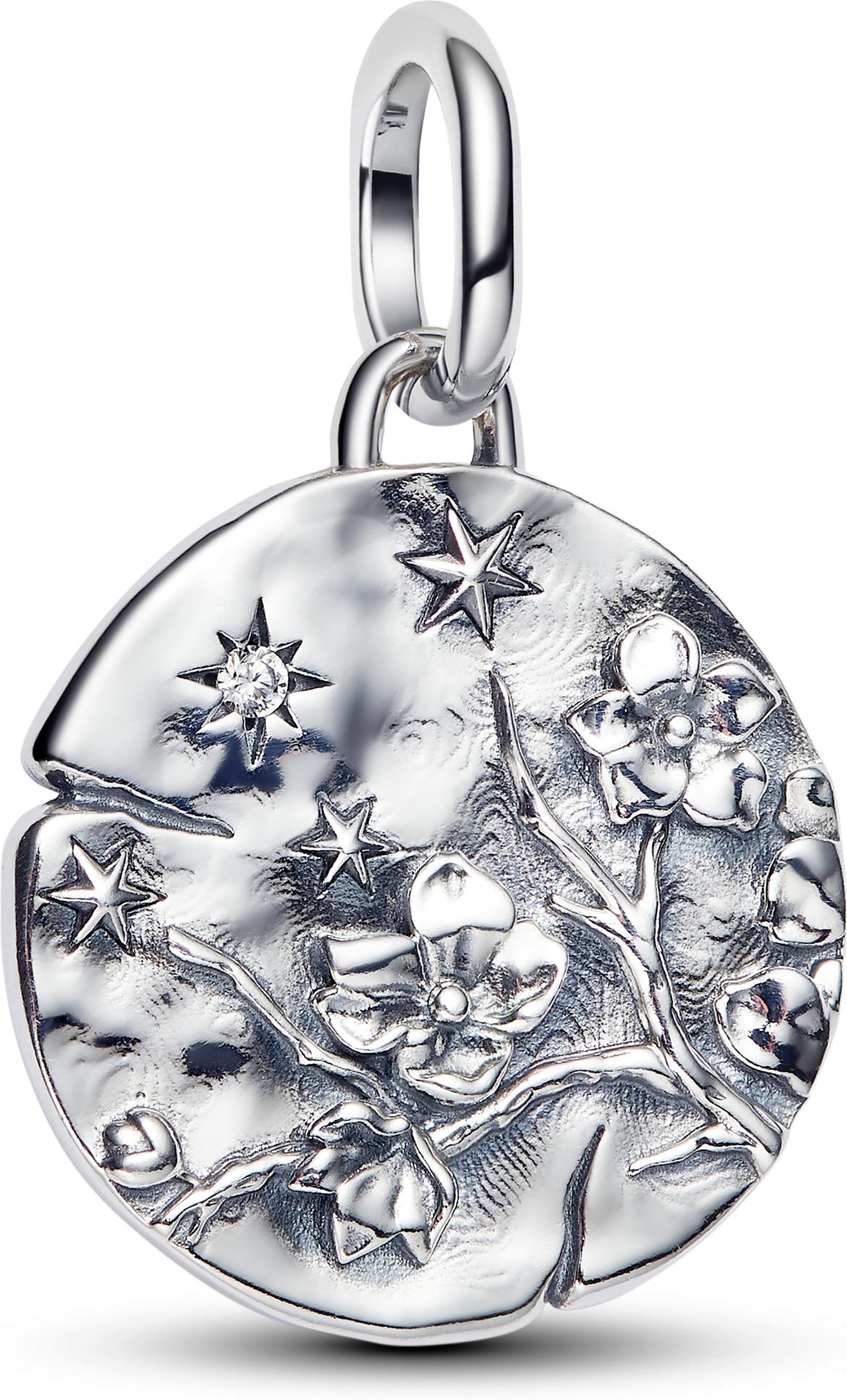 Pandora Kirschblüte Medaillon-Charm 794085C01 Pendente charm Pandora Kirschblüte Medaillon-Charm 794085C01 Pendente charm