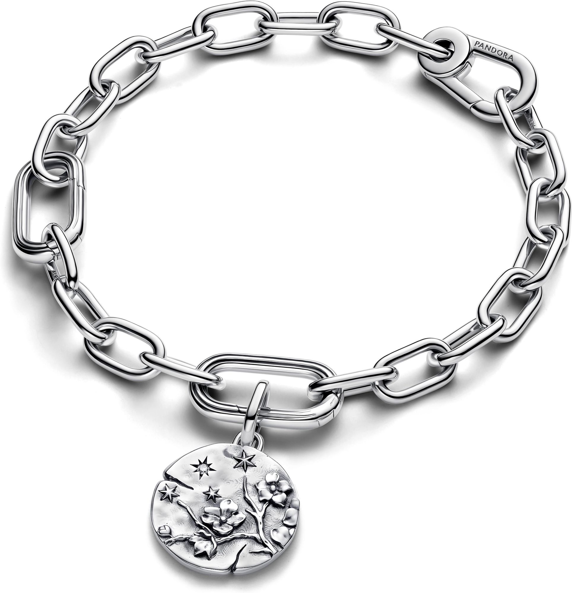 Pandora Kirschblüte Medaillon-Charm 794085C01 Pendente charm Pandora Kirschblüte Medaillon-Charm 794085C01 Pendente charm