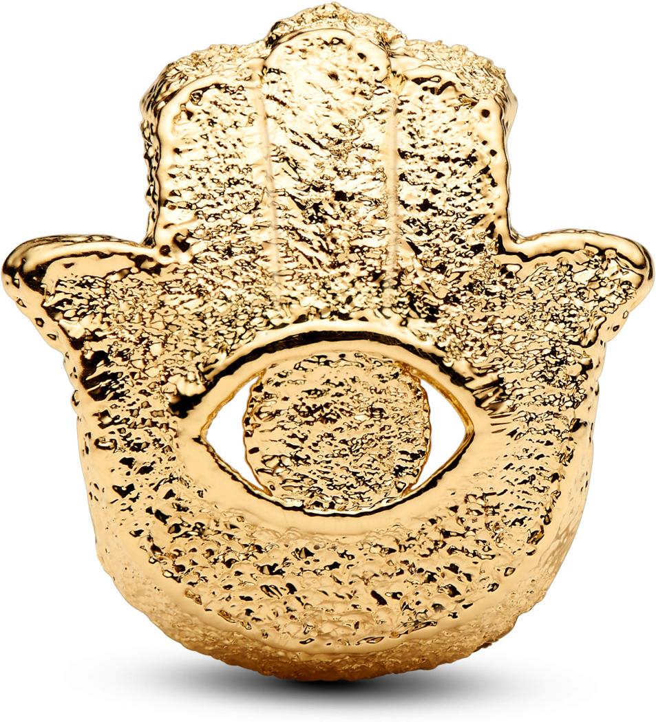 Pandora Strukturierte Hand der Fatima Mini-Charm 764042C00 Pendiente Charm
