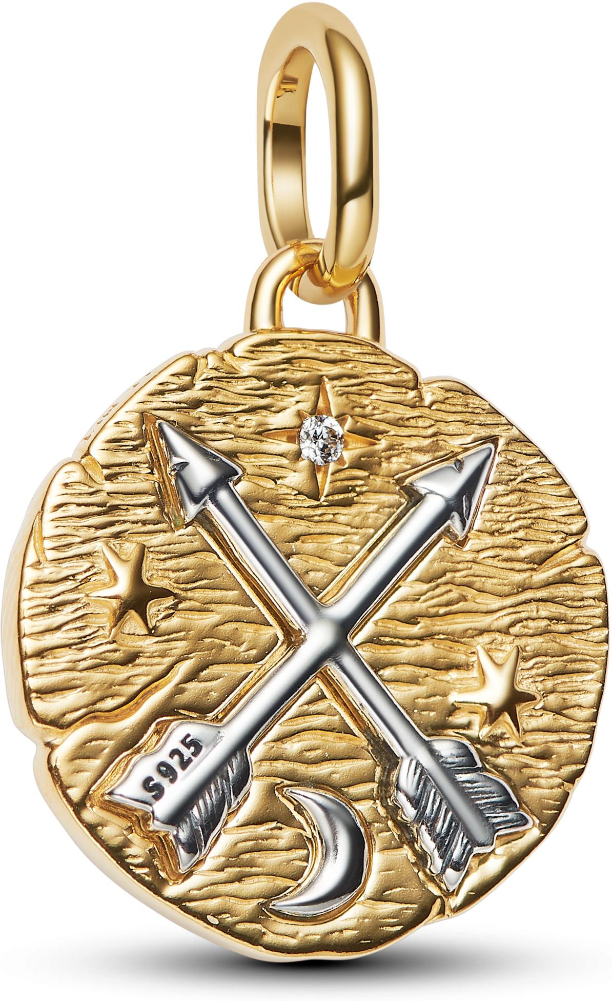 Pandora Kreuzende Pfeile Medaillon-Charm 764081C01 Charm Anhänger Pandora Kreuzende Pfeile Medaillon-Charm 764081C01 Charm Anhänger