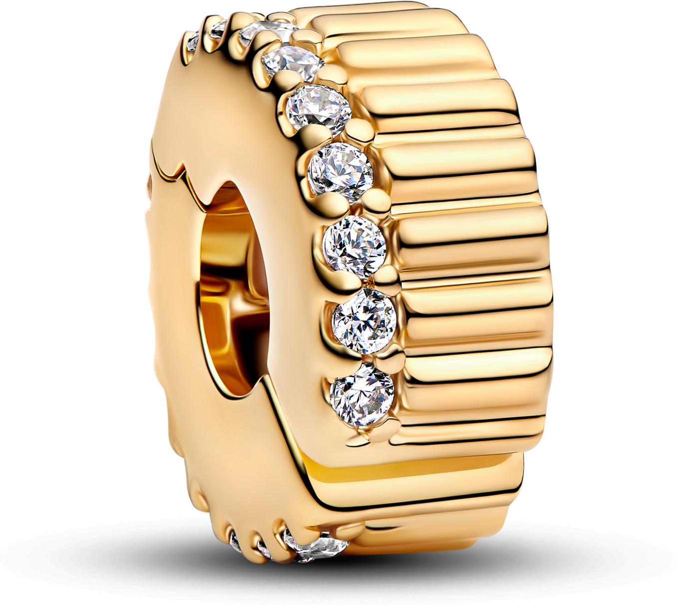 Pandora Geripptes Clip-Charm 764078C01 Pendiente Charm Pandora Geripptes Clip-Charm 764078C01 Pendiente Charm