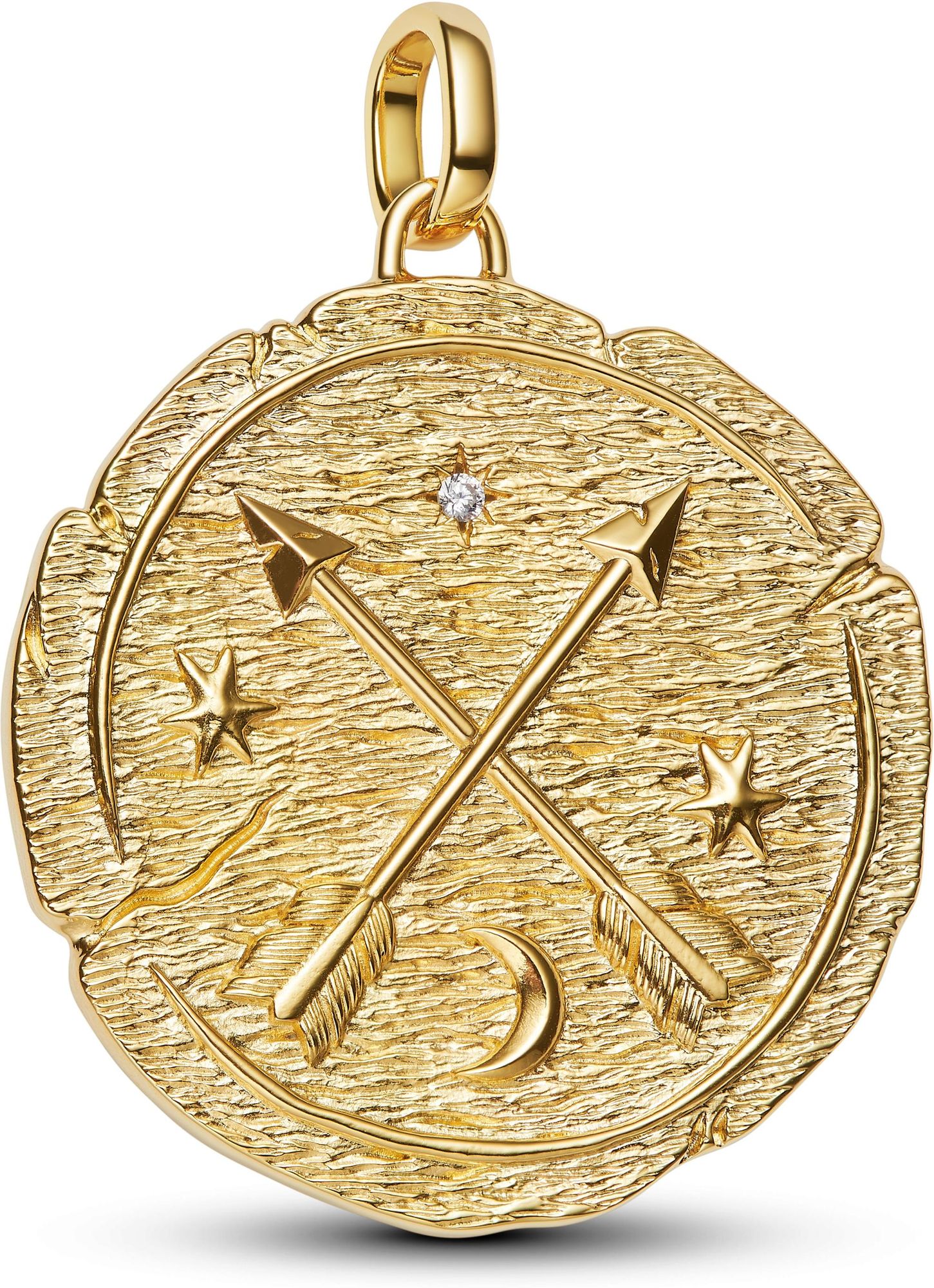 Pandora Gekreuzte Pfeile Großes Medaillon-Charm 764084C01 Charm Anhänger Pandora Gekreuzte Pfeile Großes Medaillon-Charm 764084C01 Charm Anhänger