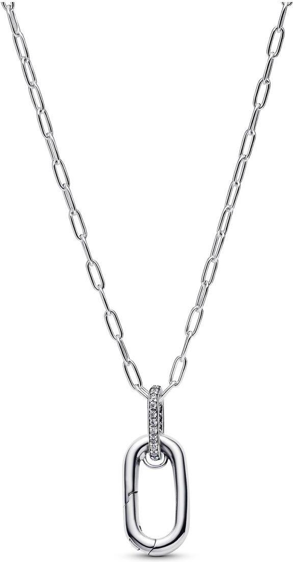 Pandora Anhänger-Halskette mit aufklappbarem Glied 394086C01-50 Halsketting voor dames Pandora Anhänger-Halskette mit aufklappbarem Glied 394086C01-50 Halsketting voor dames