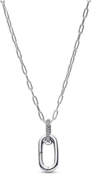 Pandora Anhänger-Halskette mit aufklappbarem Glied 394086C01-50 Catenina donna Pandora Anhänger-Halskette mit aufklappbarem Glied 394086C01-50 Catenina donna