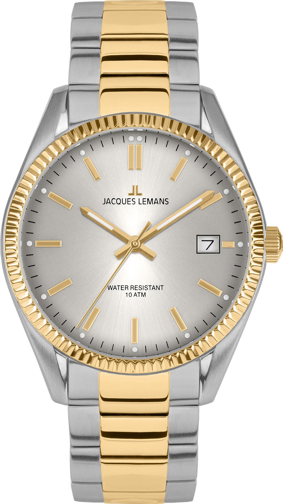 Jacques Lemans Derby 50-3J Heren armbandhorloge Jacques Lemans Derby 50-3J Heren armbandhorloge