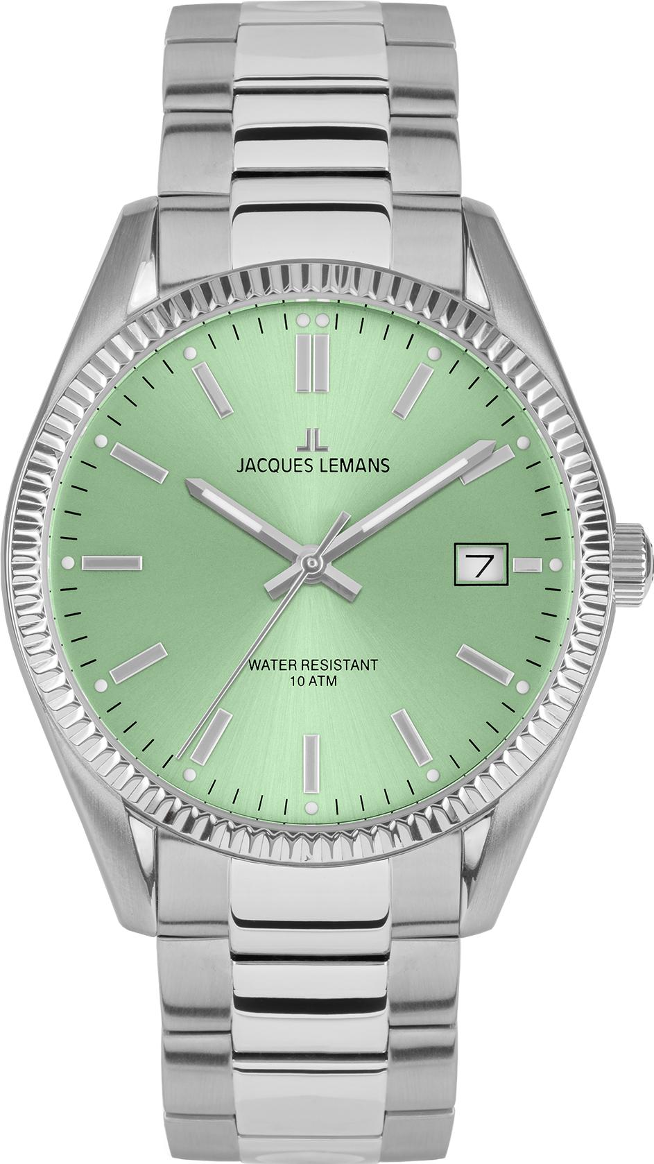 Jacques Lemans Derby 50-3F Heren armbandhorloge Jacques Lemans Derby 50-3F Heren armbandhorloge