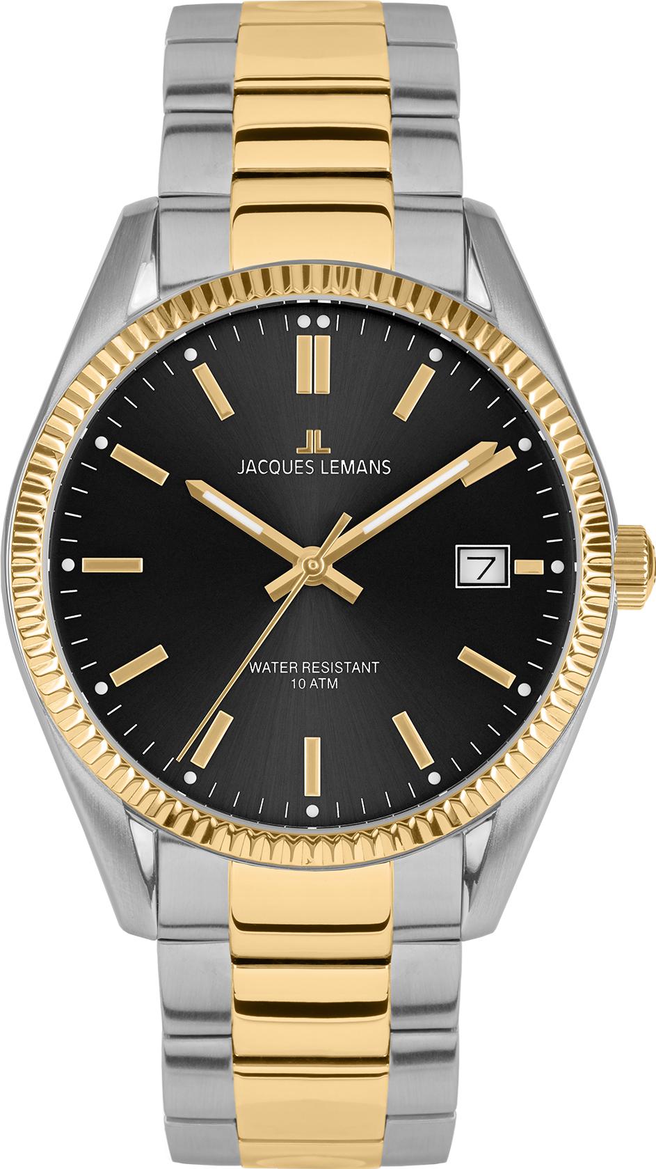 Jacques Lemans Derby 50-3I Herrenarmbanduhr