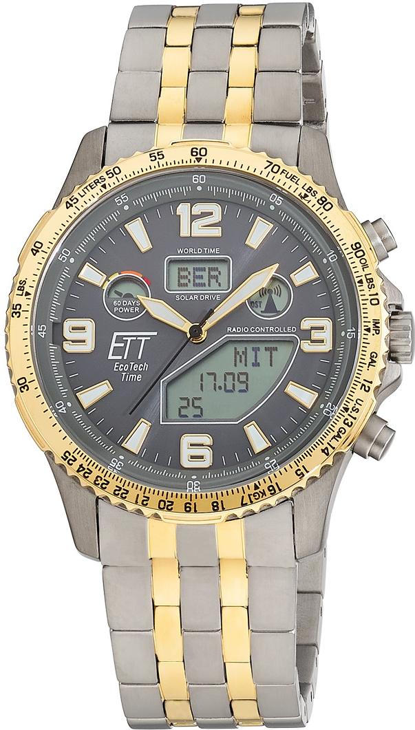 Eco Tech Time Professional World Timer Titan EGT-11722-52M Atomic watch for men Eco Tech Time Professional World Timer Titan EGT-11722-52M Atomic watch for men