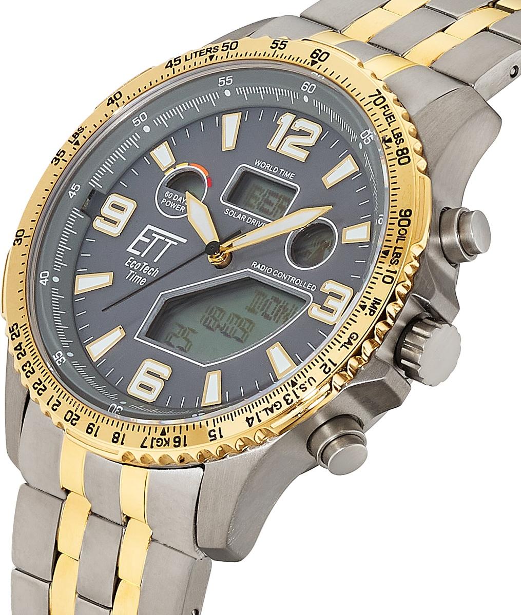 Eco Tech Time Professional World Timer Titan EGT-11722-52M Atomic watch for men Eco Tech Time Professional World Timer Titan EGT-11722-52M Atomic watch for men
