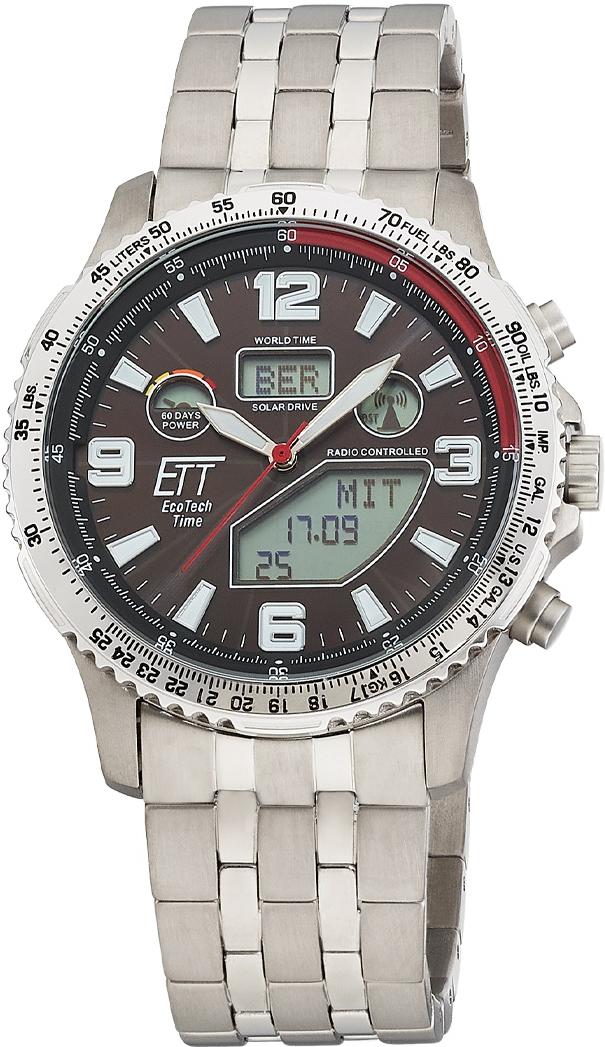 Eco Tech Time Professional World Timer Titan EGT-11720-22M Atomic watch for men Eco Tech Time Professional World Timer Titan EGT-11720-22M Atomic watch for men
