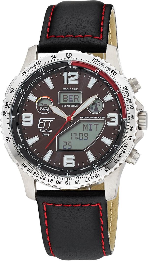 Eco Tech Time Professional World Timer Titan EGT-11718-22L Atomic watch for men Eco Tech Time Professional World Timer Titan EGT-11718-22L Atomic watch for men