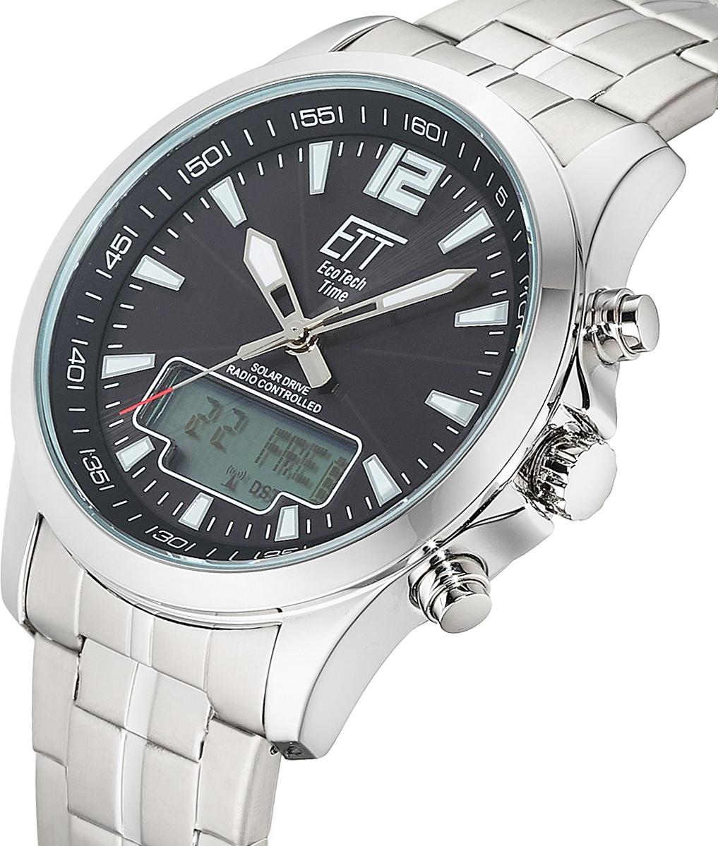 Eco Tech Time Professional World Timer EGA-11715-21M Atomic watch for men