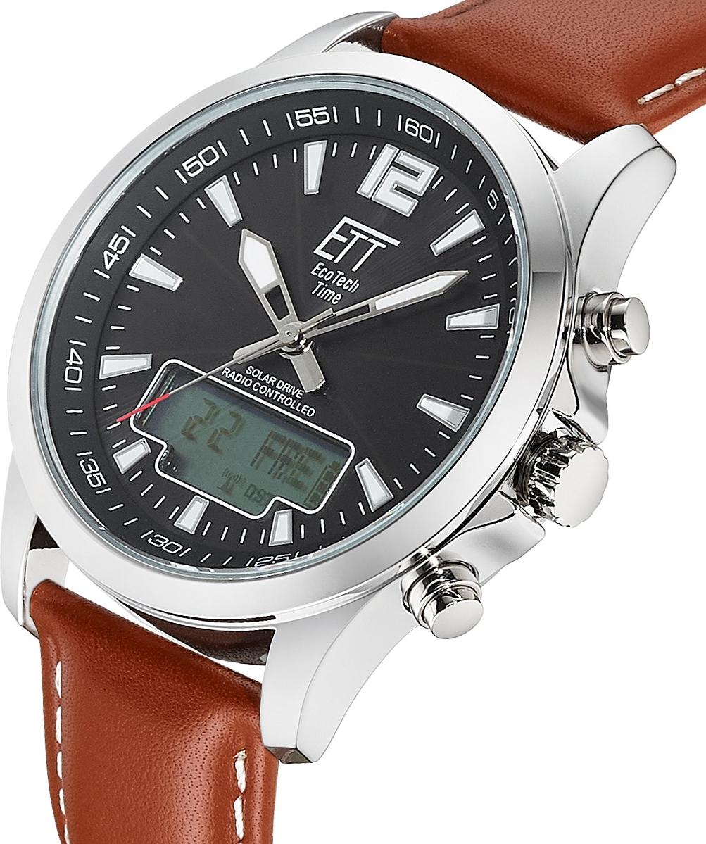 Eco Tech Time Professional World Timer EGA-11713-21L Atomic watch for men