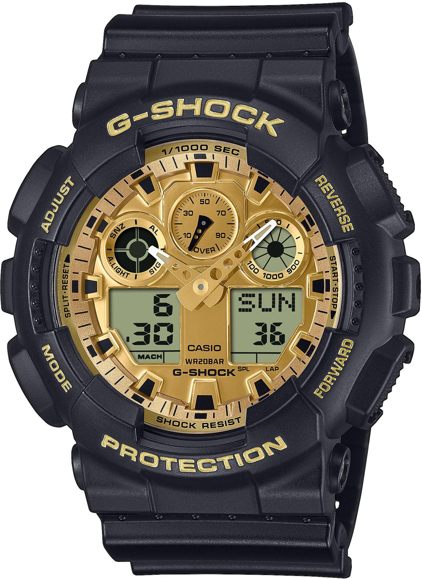 Casio G-Shock GA-100GGB-1A9ER Orologio da polso uomo Casio G-Shock GA-100GGB-1A9ER Orologio da polso uomo