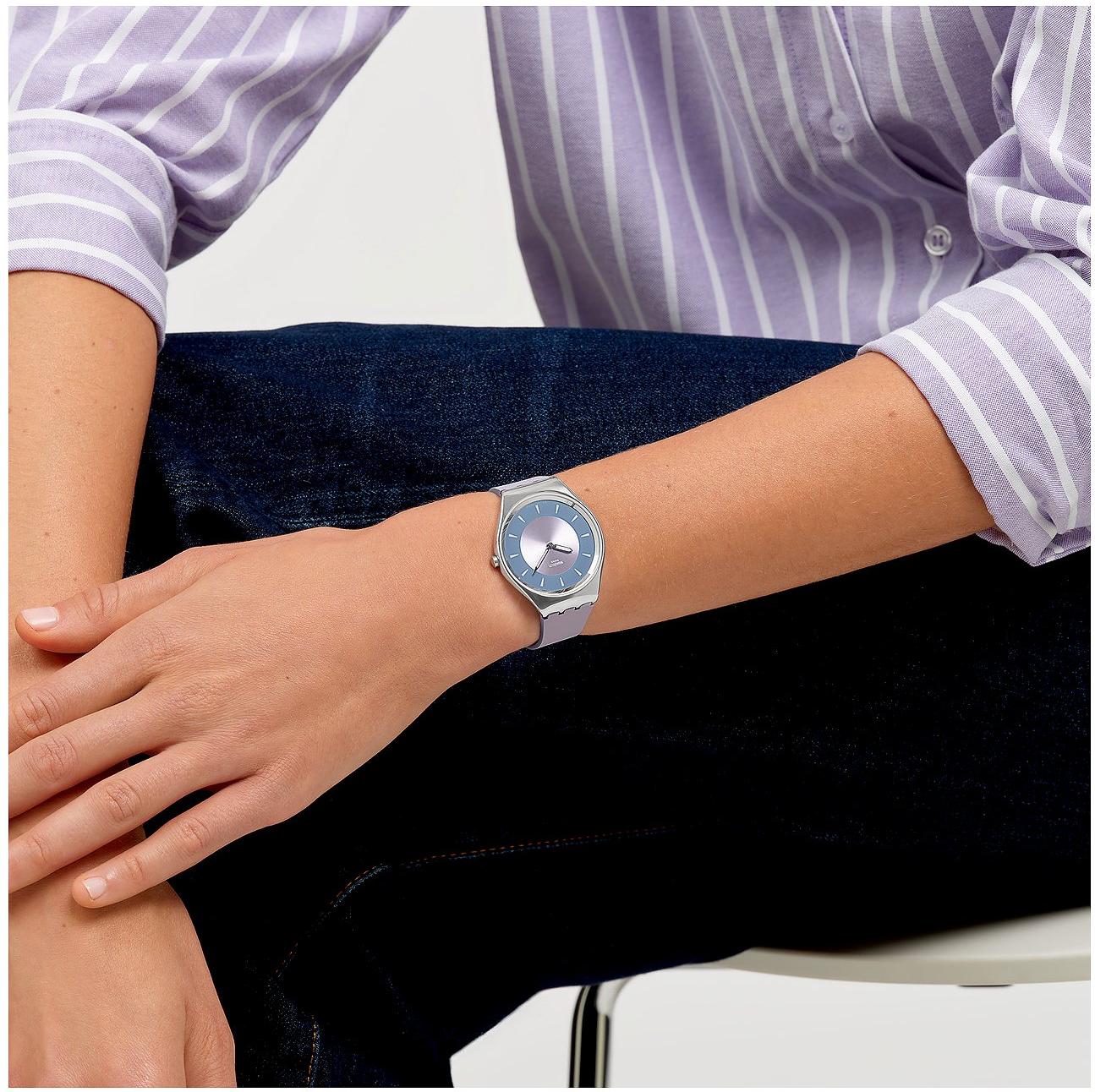 Swatch LYRICALLY LANVENDER SYXS157 Unisex horloge Swatch LYRICALLY LANVENDER SYXS157 Unisex horloge