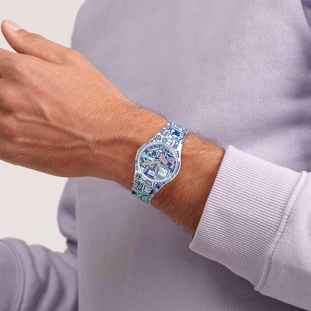 Swatch B-BOT SO28Z702 Orologio unisex Swatch B-BOT SO28Z702 Orologio unisex