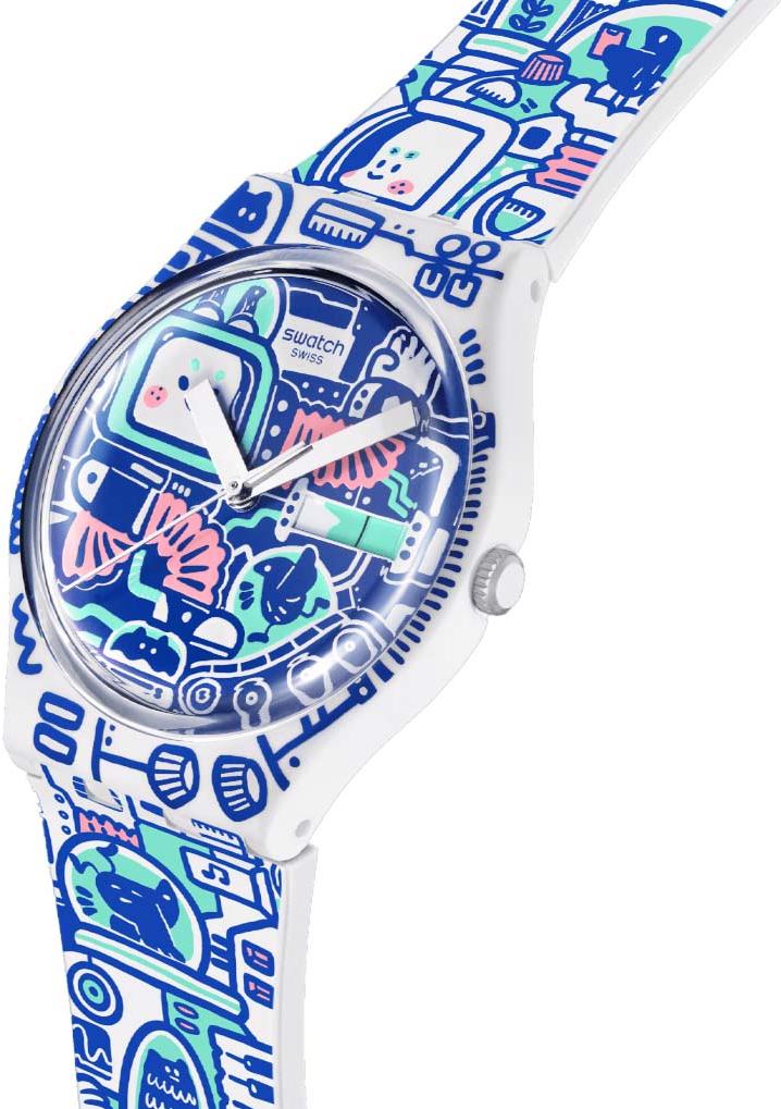 Swatch B-BOT SO28Z702 Orologio unisex Swatch B-BOT SO28Z702 Orologio unisex