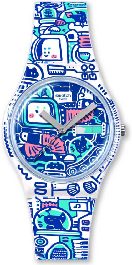 Swatch B-BOT SO28Z702 Orologio unisex Swatch B-BOT SO28Z702 Orologio unisex