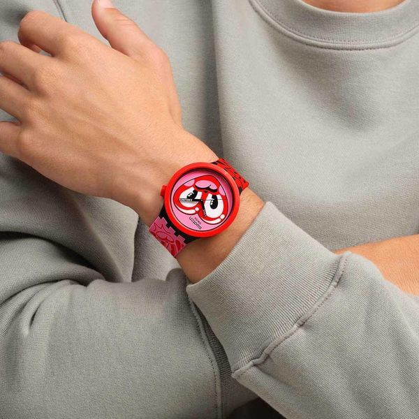 Swatch HATTIE'S HEART SB05Z103 Unisex horloge Swatch HATTIE'S HEART SB05Z103 Unisex horloge