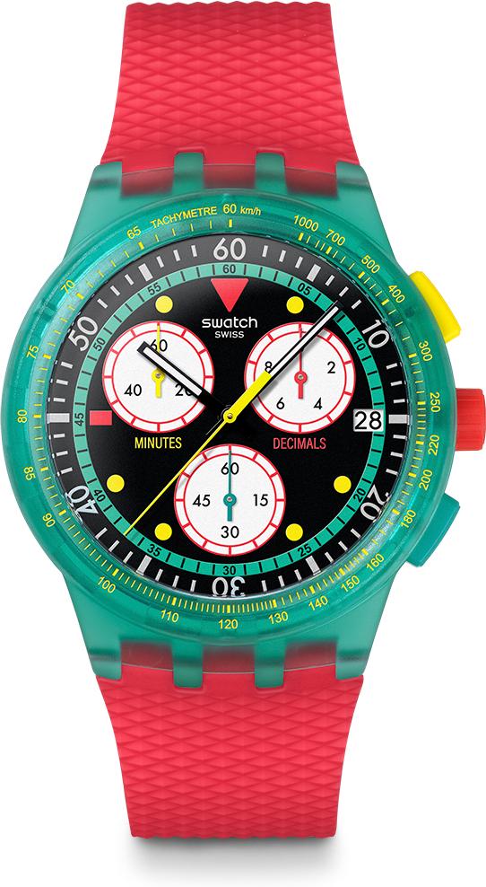 Swatch SWATCH NEON EMERALD CHRONO SUSG409 Orologio unisex Swatch SWATCH NEON EMERALD CHRONO SUSG409 Orologio unisex