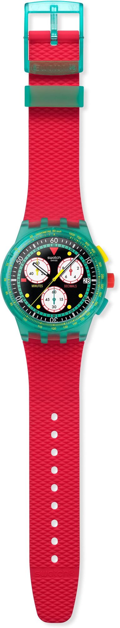 Swatch SWATCH NEON EMERALD CHRONO SUSG409 Orologio unisex Swatch SWATCH NEON EMERALD CHRONO SUSG409 Orologio unisex