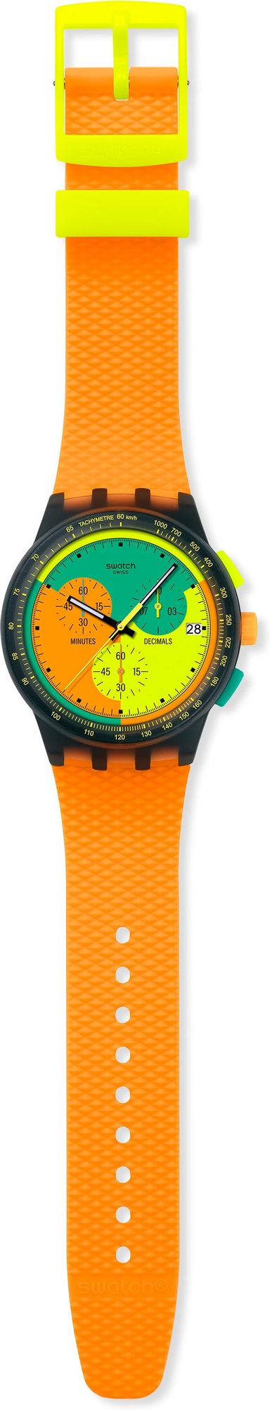Swatch SWATCH NEON SIGNAL FLAG SUSB422 Orologio unisex Swatch SWATCH NEON SIGNAL FLAG SUSB422 Orologio unisex