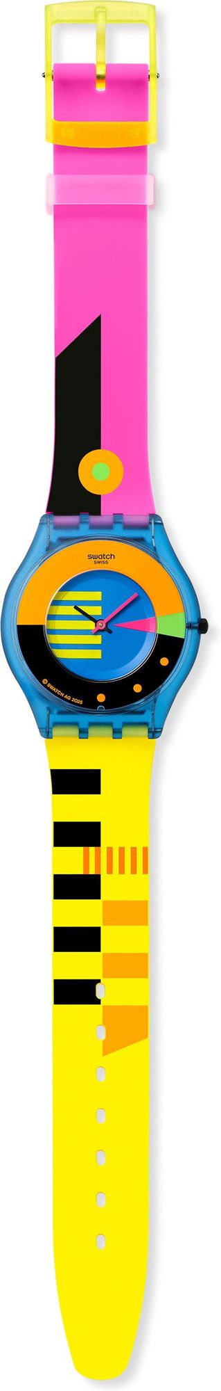 Swatch SWATCH NEON FLUMOTIONS SS08S101 Orologio unisex Swatch SWATCH NEON FLUMOTIONS SS08S101 Orologio unisex