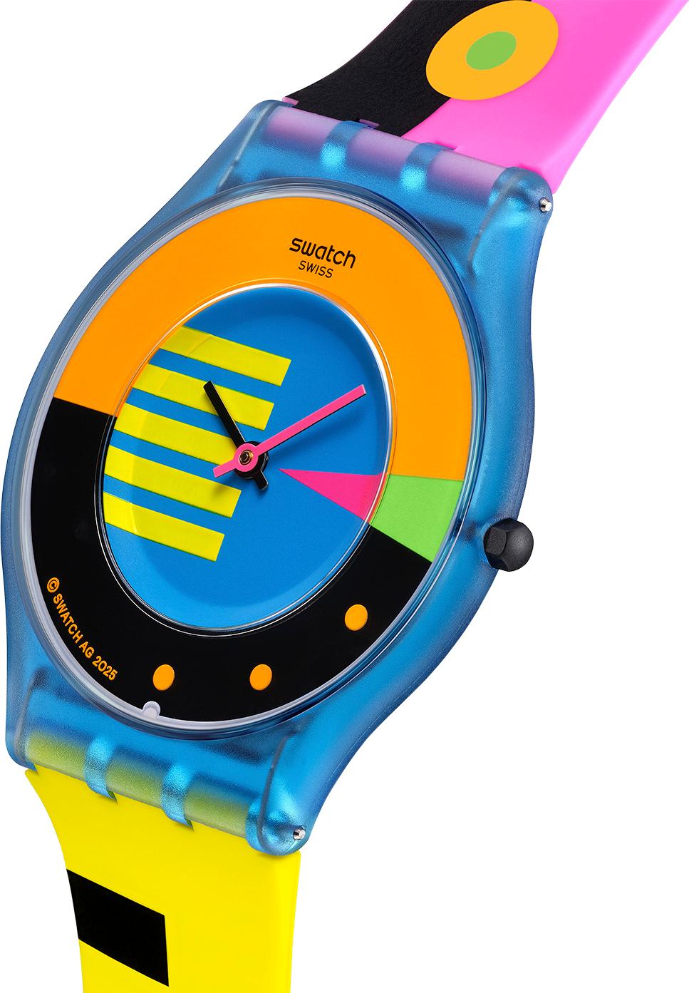 Swatch SWATCH NEON FLUMOTIONS SS08S101 Orologio unisex Swatch SWATCH NEON FLUMOTIONS SS08S101 Orologio unisex