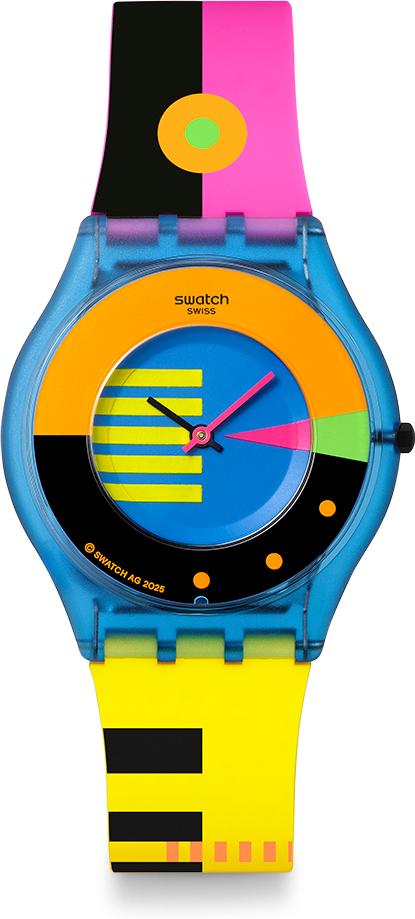 Swatch SWATCH NEON FLUMOTIONS SS08S101 Orologio unisex Swatch SWATCH NEON FLUMOTIONS SS08S101 Orologio unisex