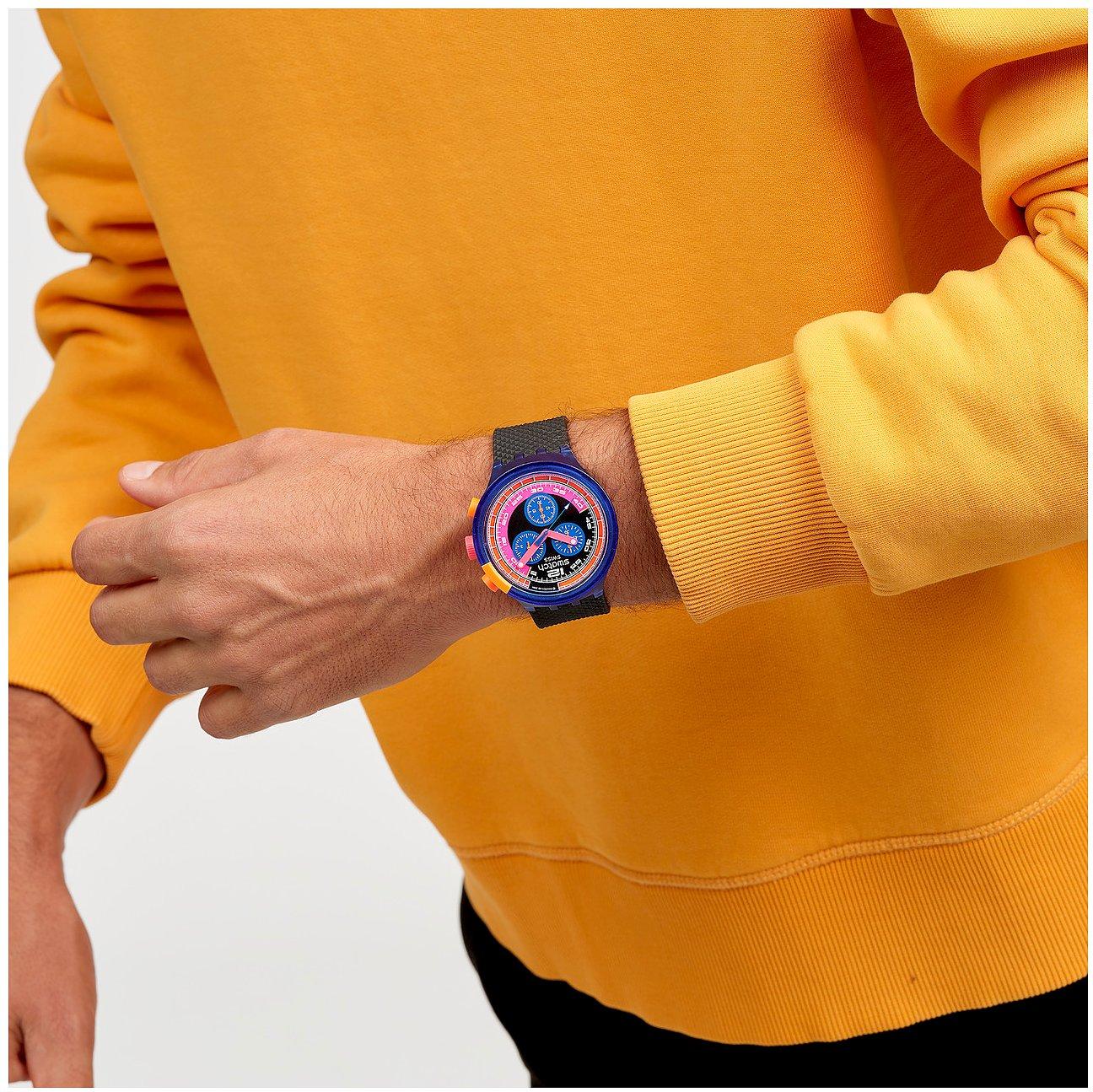 Swatch NEON PARTY TO THE MAX SB06N102 Orologio unisex Swatch NEON PARTY TO THE MAX SB06N102 Orologio unisex