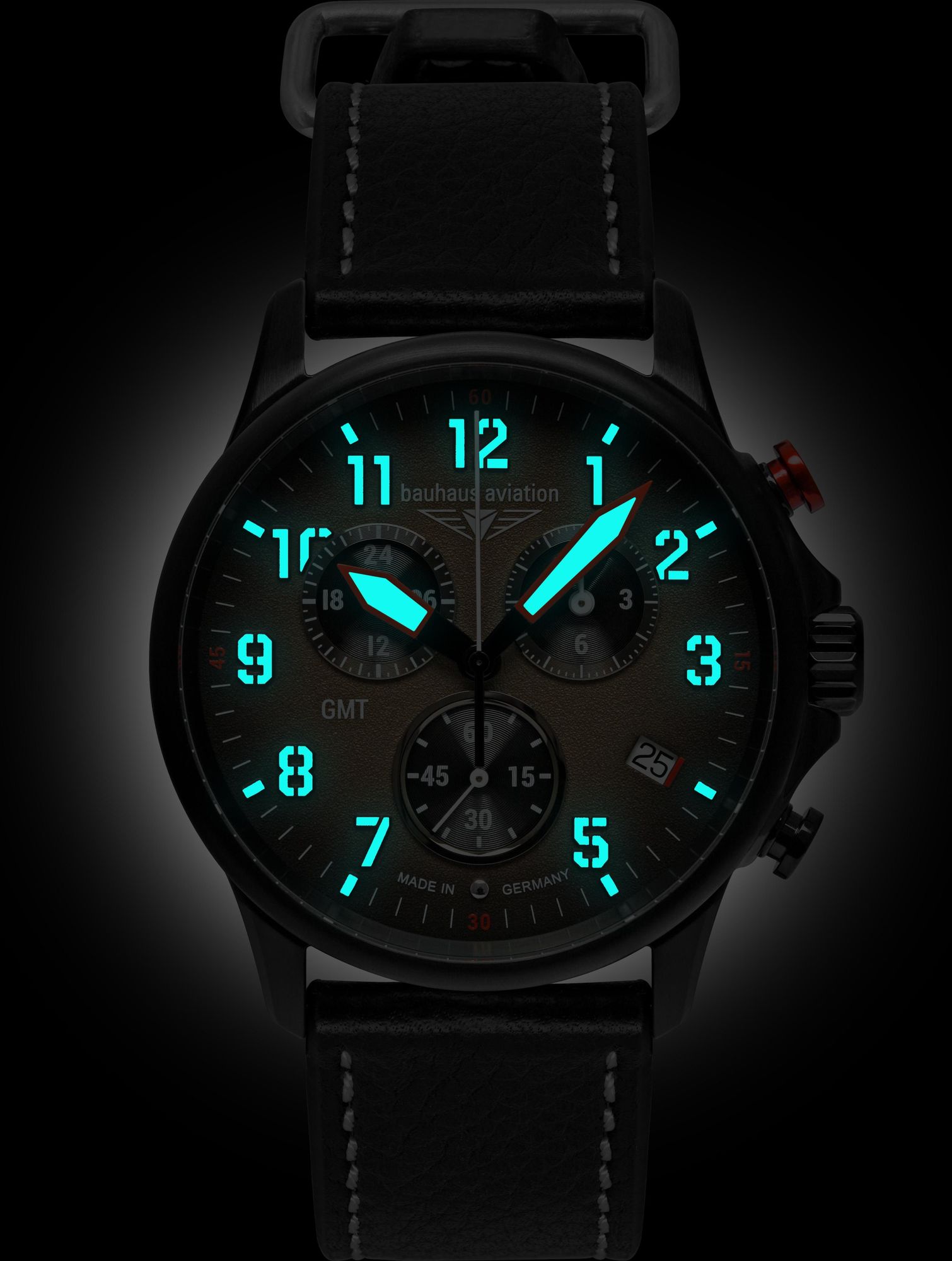 Bauhaus Aviation Blackwing 28861 Orologio da polso uomo Bauhaus Aviation Blackwing 28861 Orologio da polso uomo