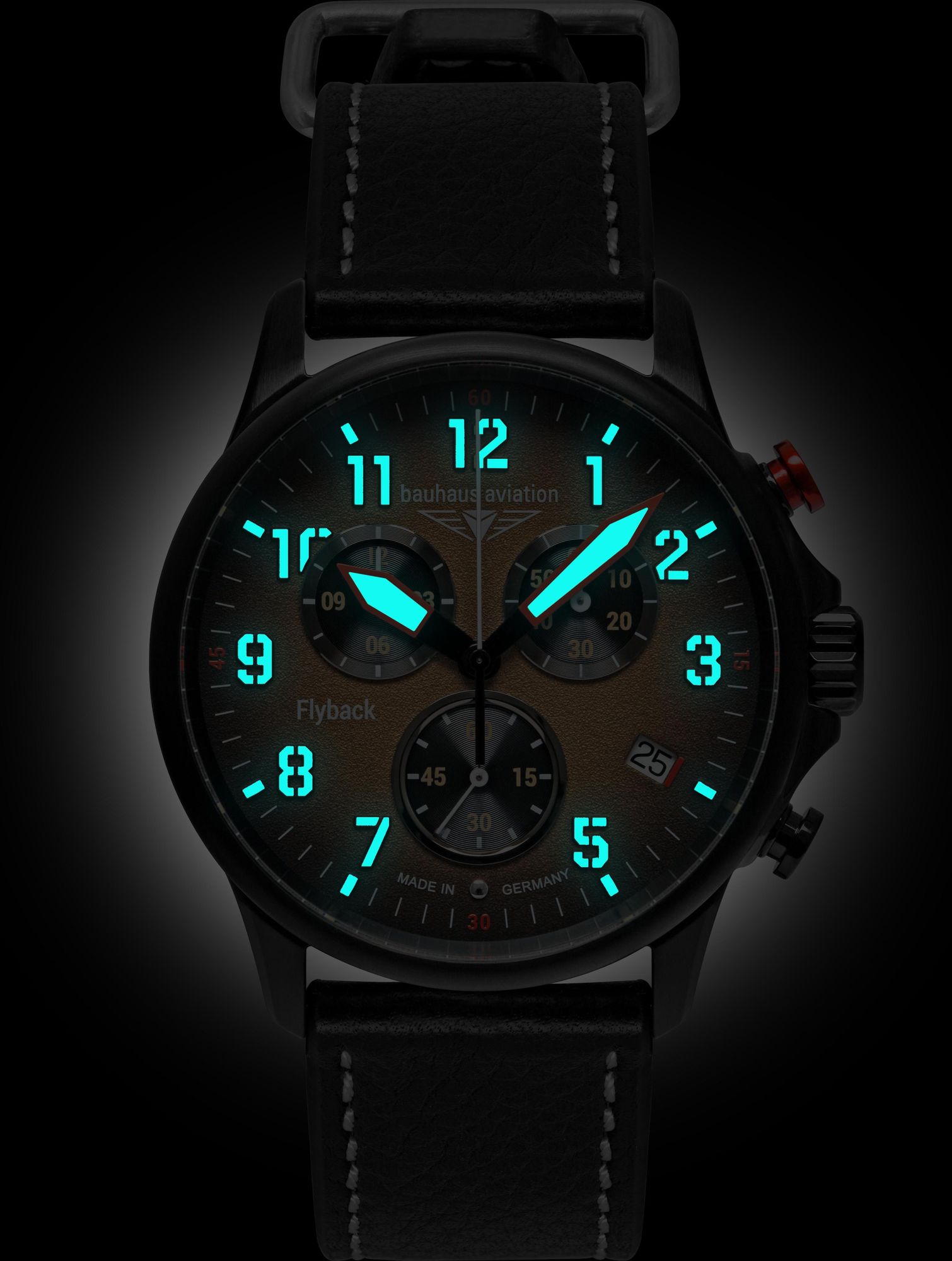 Bauhaus Aviation Blackwing 28885 Orologio da polso uomo Bauhaus Aviation Blackwing 28885 Orologio da polso uomo