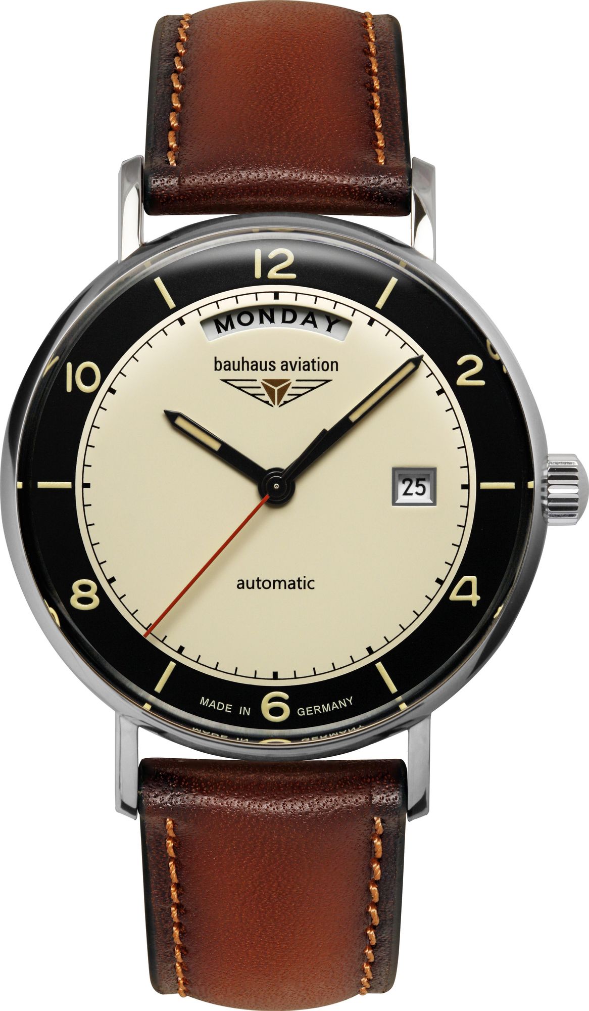 Bauhaus Aviation Vintage Pilot 24622 Orologio automatico uomo Bauhaus Aviation Vintage Pilot 24622 Orologio automatico uomo