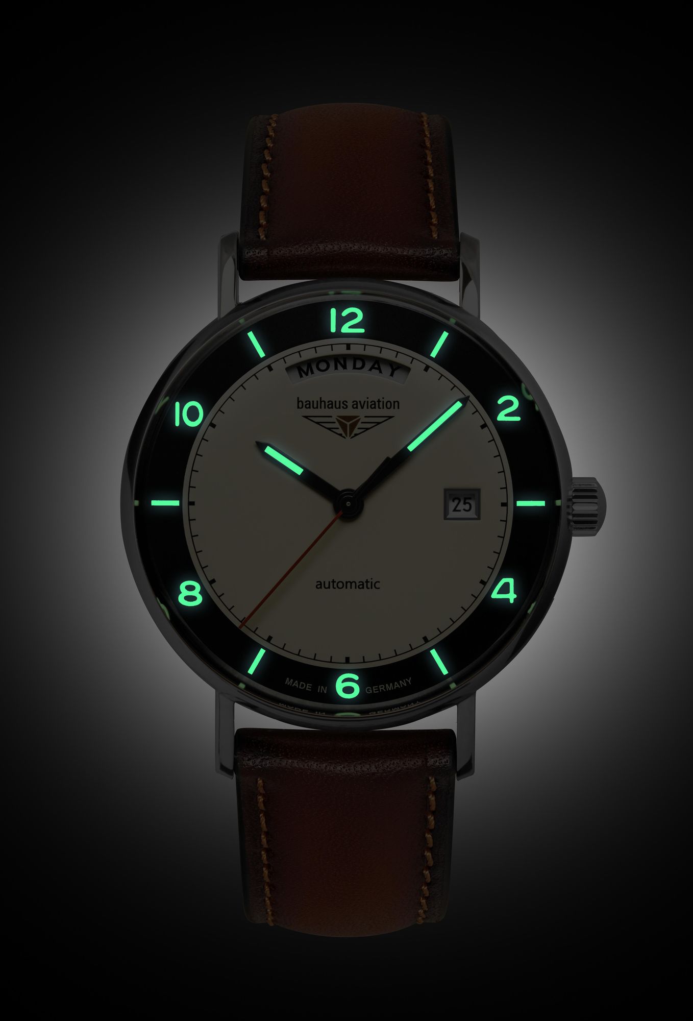 Bauhaus Aviation Vintage Pilot 24622 Orologio automatico uomo Bauhaus Aviation Vintage Pilot 24622 Orologio automatico uomo