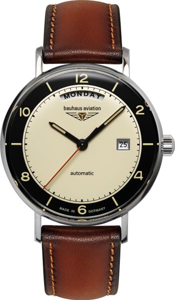 Bauhaus Aviation Vintage Pilot 24622 Automatic Mens Watch Bauhaus Aviation Vintage Pilot 24622 Automatic Mens Watch