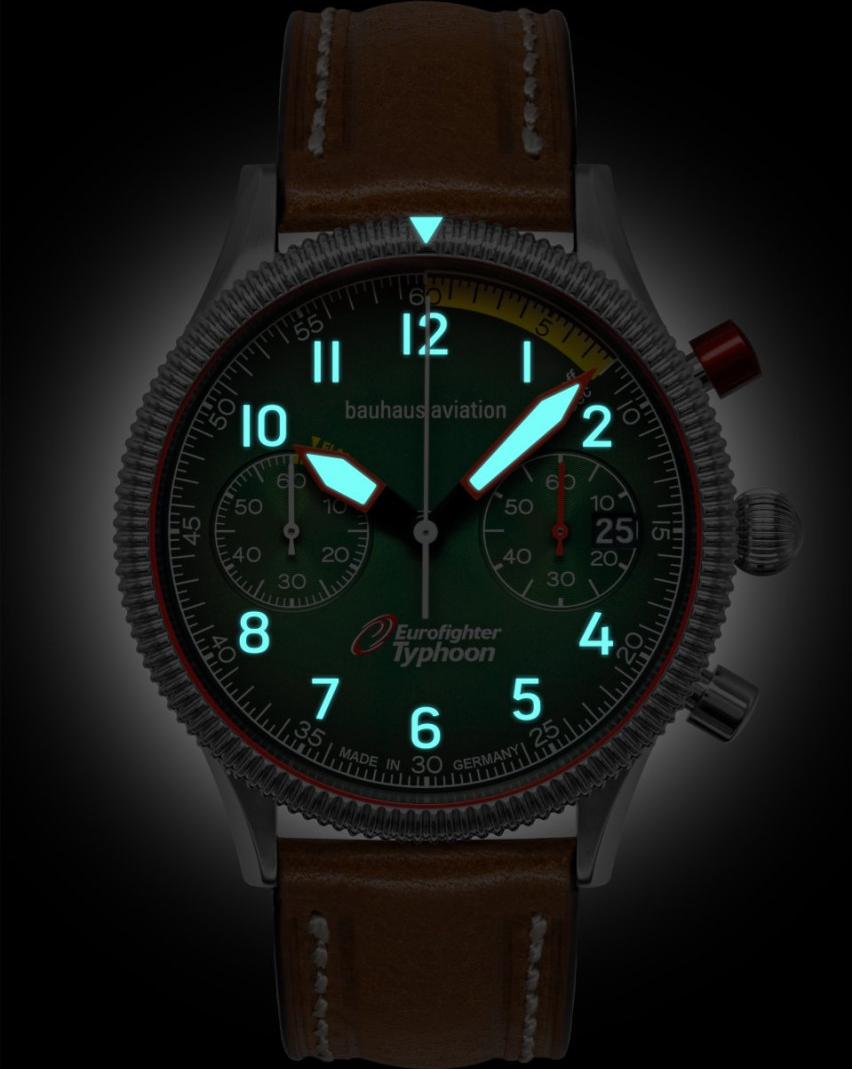 Bauhaus bauhaus Aviation Eurofighter 25764 Heren armbandhorloge