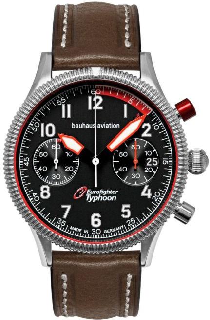 Bauhaus bauhaus Aviation Eurofighter 25762 Heren armbandhorloge Bauhaus bauhaus Aviation Eurofighter 25762 Heren armbandhorloge
