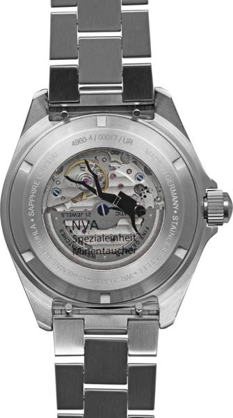 Uhrenwerke Ruhla NVA Kommando Minentaucher 4960M4_set Reloj Automático para hombres Con pulsera adicional