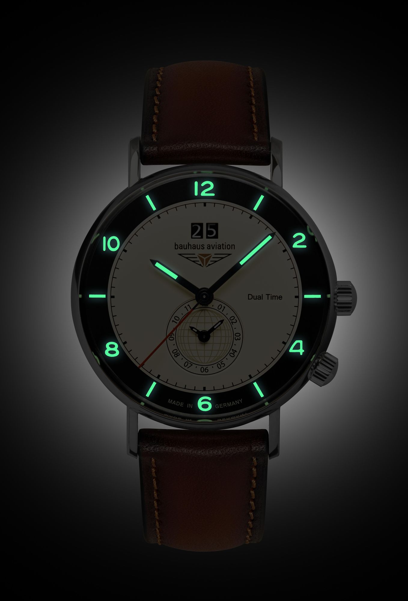 Bauhaus Aviation Vintage Pilot 24462 Reloj de Pulsera para hombres Bauhaus Aviation Vintage Pilot 24462 Reloj de Pulsera para hombres