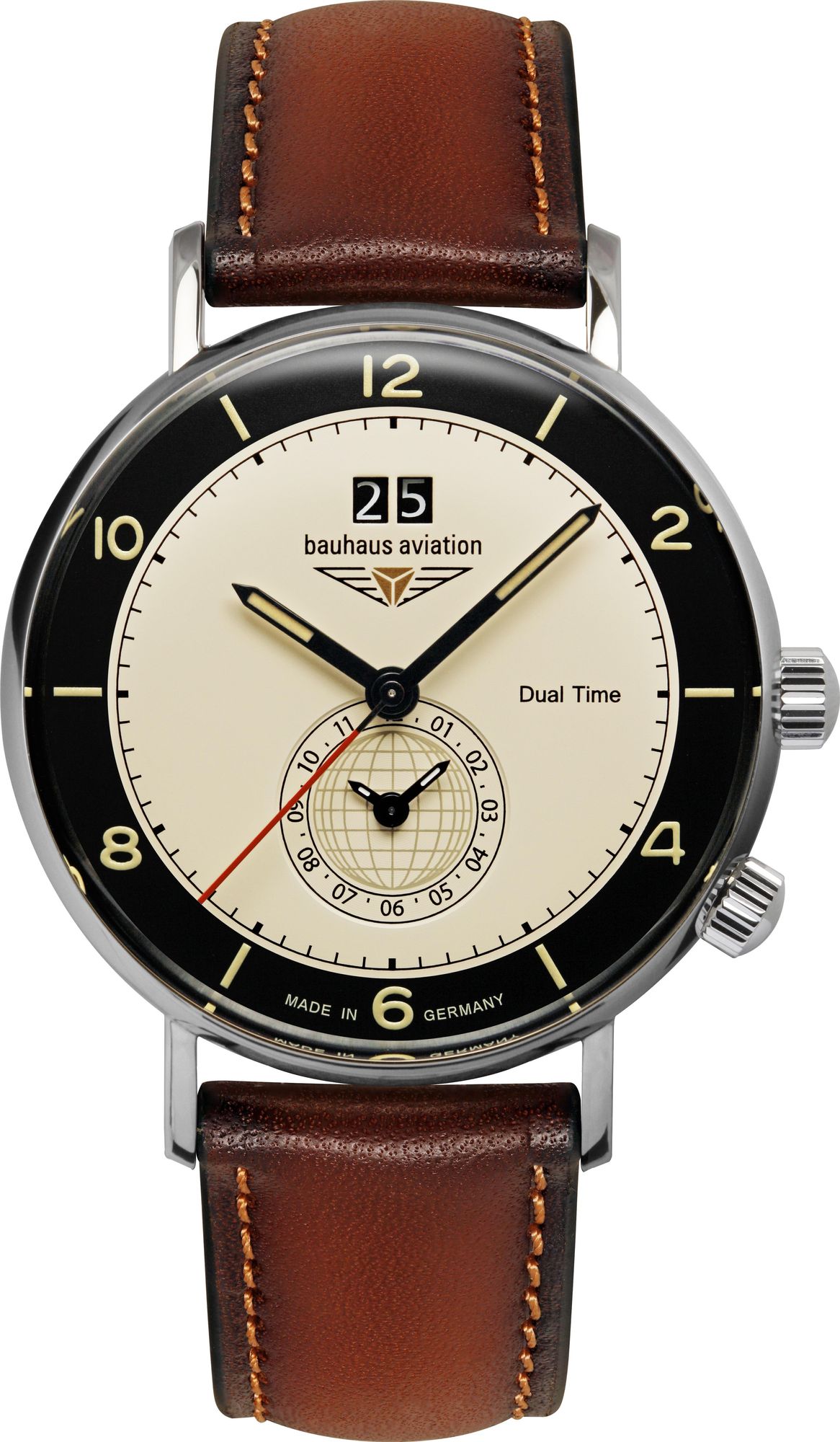 Bauhaus Aviation Vintage Pilot 24462 Reloj de Pulsera para hombres Bauhaus Aviation Vintage Pilot 24462 Reloj de Pulsera para hombres