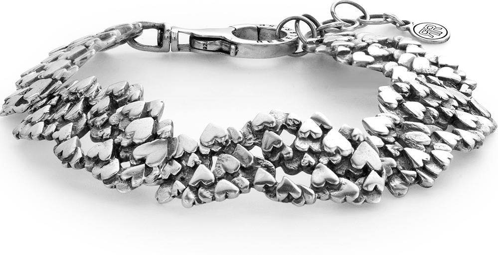 Rebel and Rose Stones Only RR-BR024-S-XSSM Braccialetto per donne