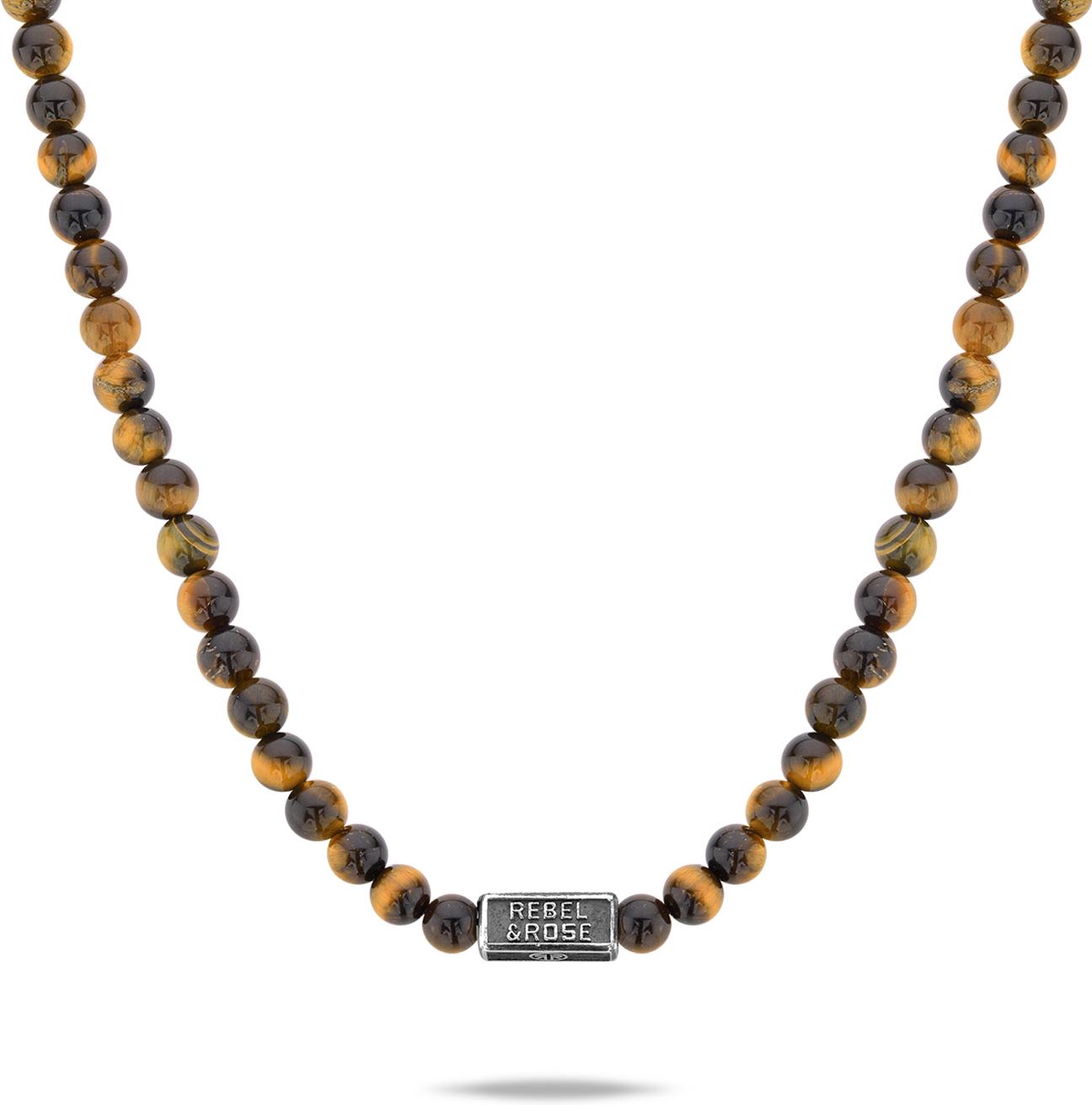 Rebel and Rose Stones Only RR-NL013-S Cadena de cuello para hombres